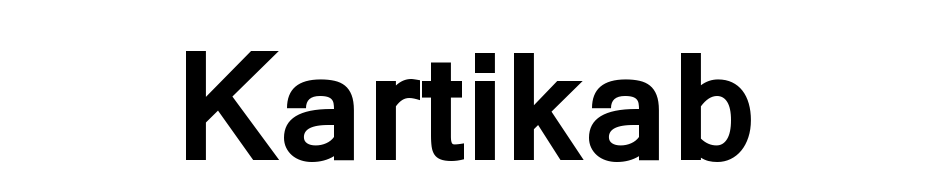 Kartika Bold Font Download Free